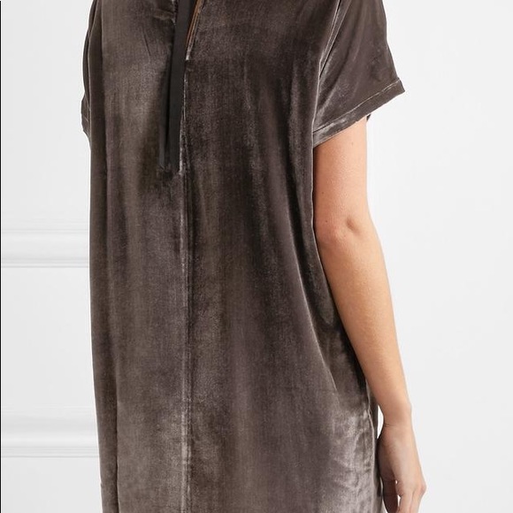 Madewell gray velvet dress - Picture 2 of 5